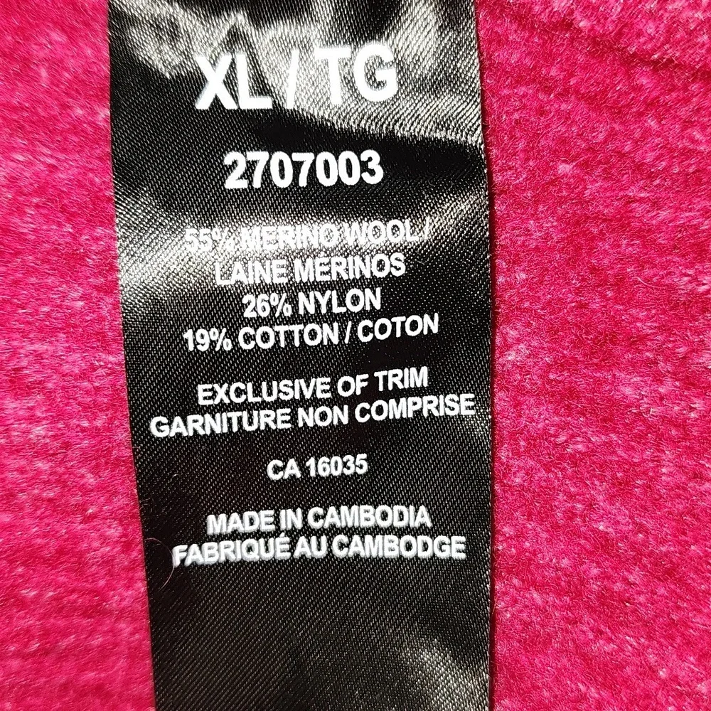Tahari Merino Blend Fuchsia Knitwear Turtleneck Sweater Women's M - Picture 7 of 8
